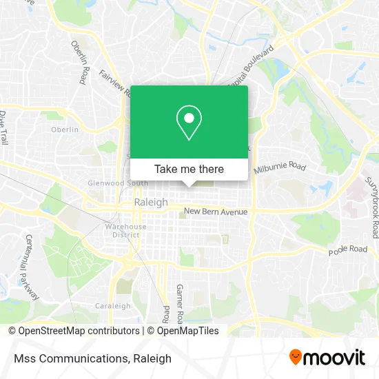 Mss Communications map