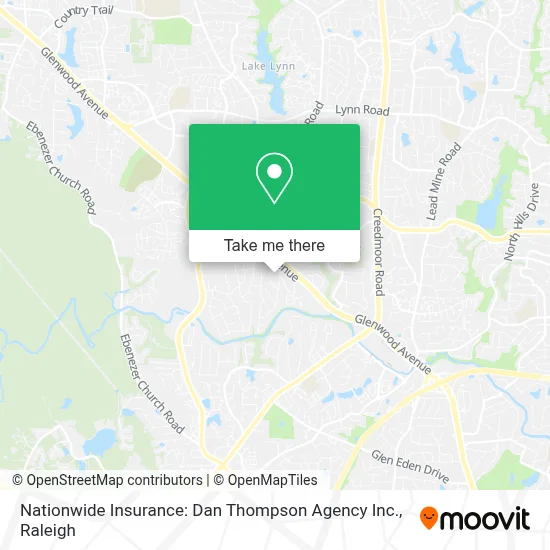 Nationwide Insurance: Dan Thompson Agency Inc. map