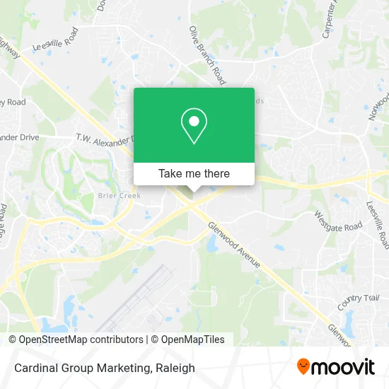 Cardinal Group Marketing map