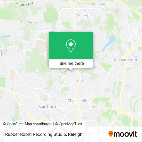 Rubber Room Recording Studio map