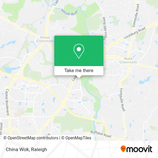 China Wok map
