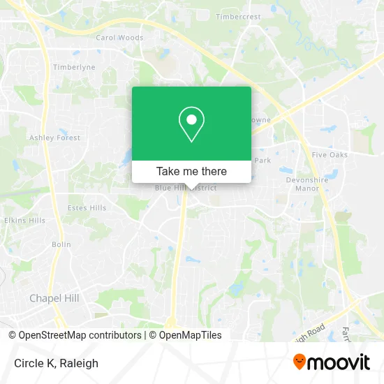 Circle K map