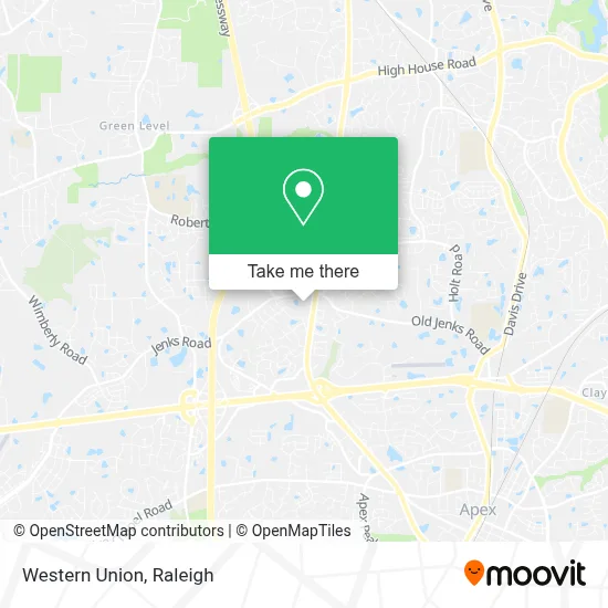 Western Union map