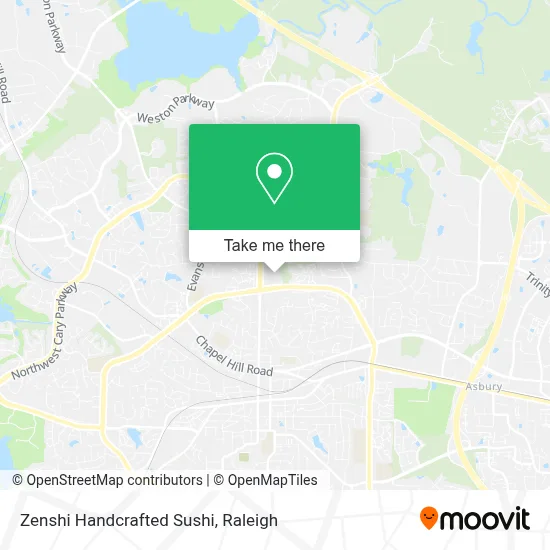 Zenshi Handcrafted Sushi map
