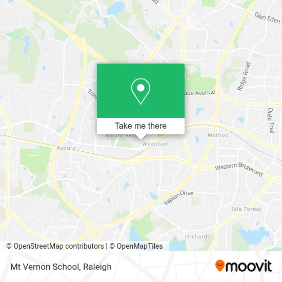 Mt Vernon School map