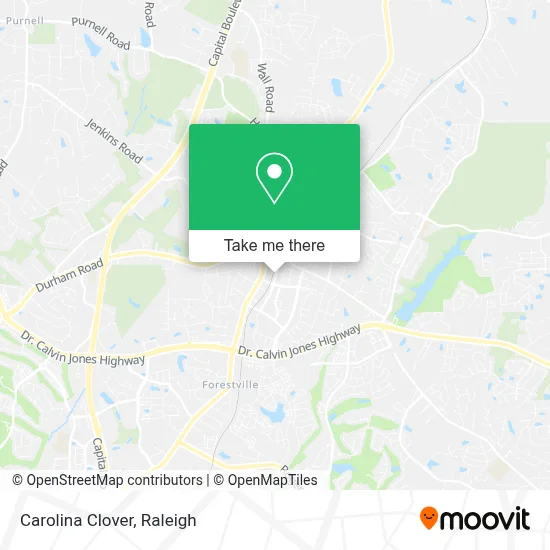 Carolina Clover map