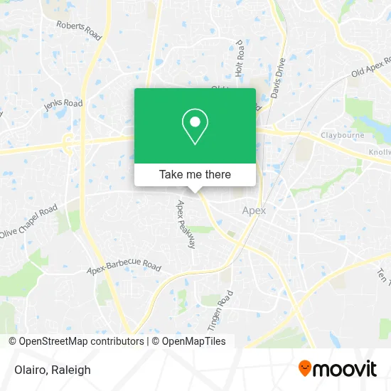 Olairo map