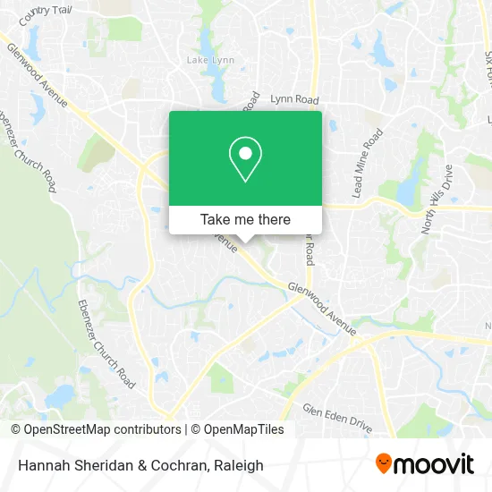 Hannah Sheridan & Cochran map