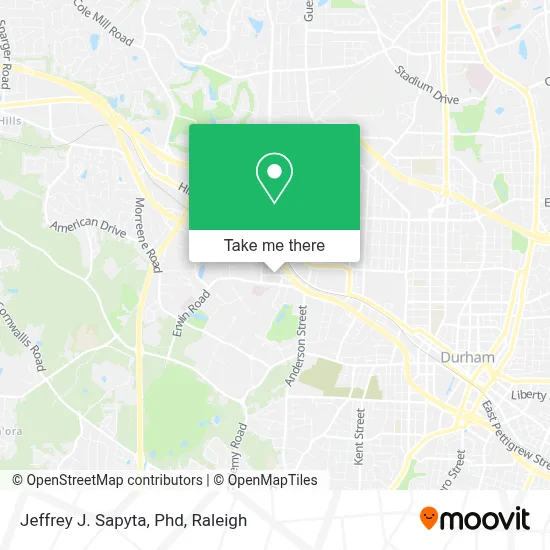 Jeffrey J. Sapyta, Phd map