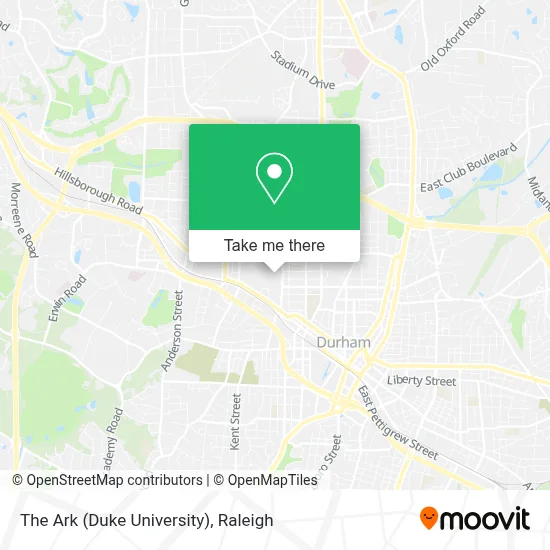The Ark (Duke University) map