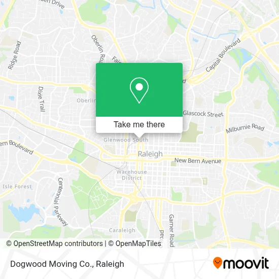 Dogwood Moving Co. map
