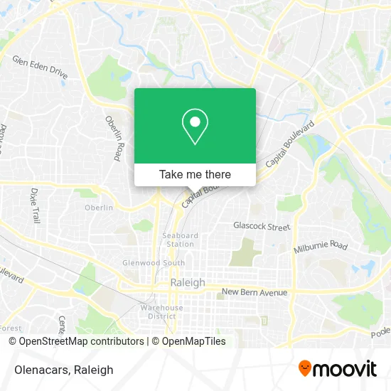 Olenacars map