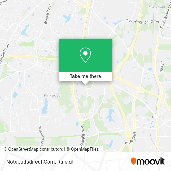 Notepadsdirect.Com map