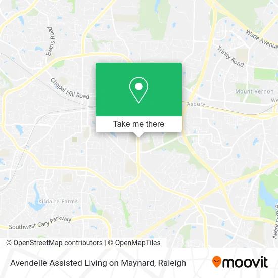 Avendelle Assisted Living on Maynard map