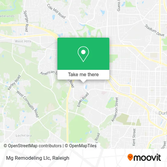 Mg Remodeling Llc map