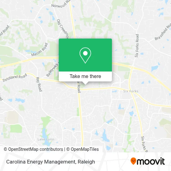 Carolina Energy Management map