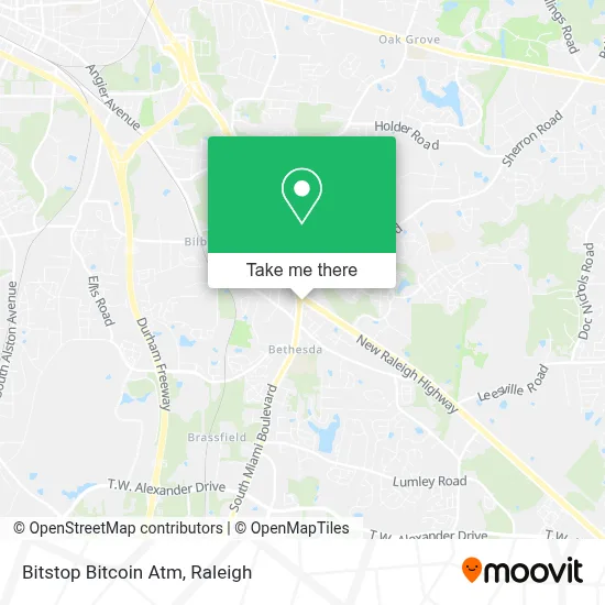 Bitstop Bitcoin Atm map