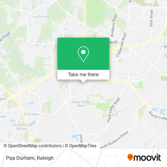 Pqa Durham map
