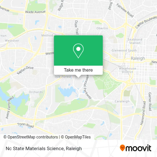 Nc State Materials Science map