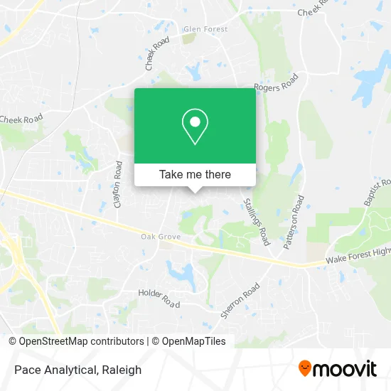 Pace Analytical map