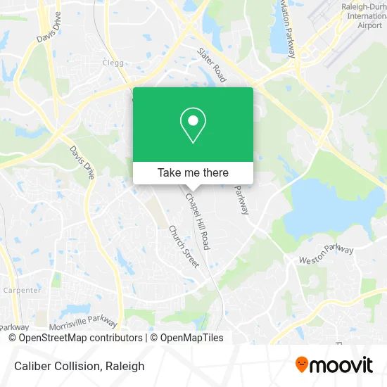 Caliber Collision map