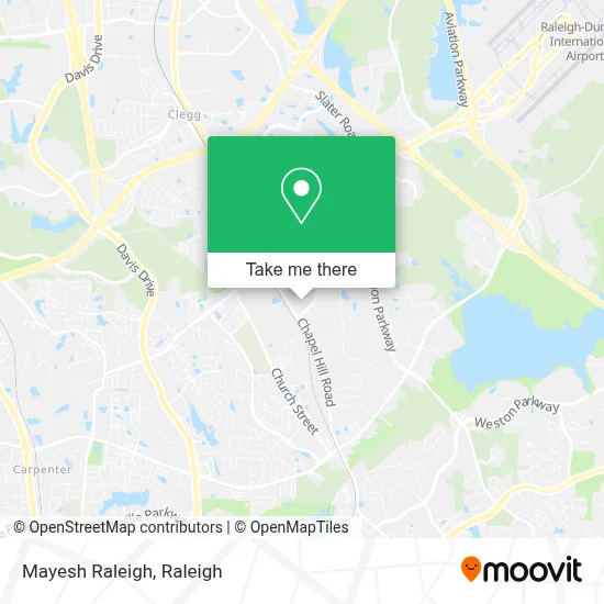 Mayesh Raleigh map