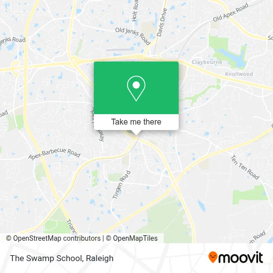 The Swamp School map