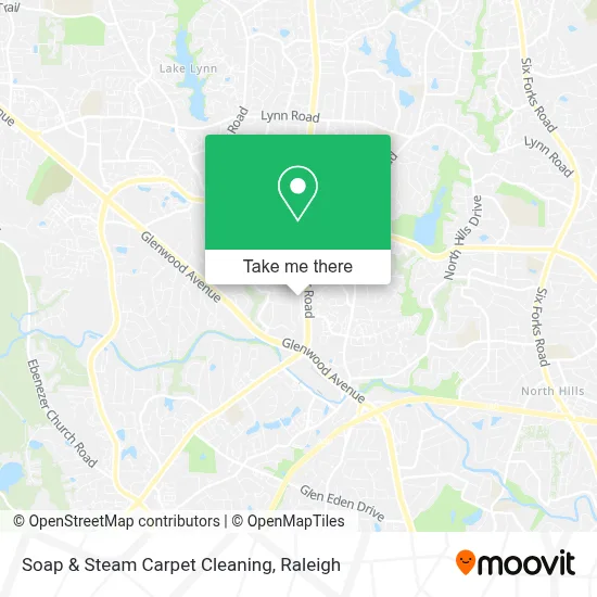Soap & Steam Carpet Cleaning map