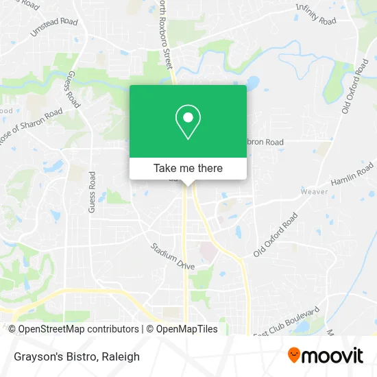 Grayson's Bistro map