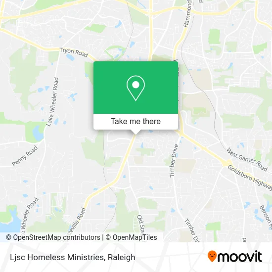Ljsc Homeless Ministries map