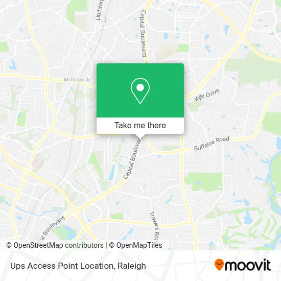 Ups Access Point Location map
