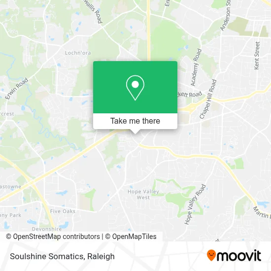 Soulshine Somatics map