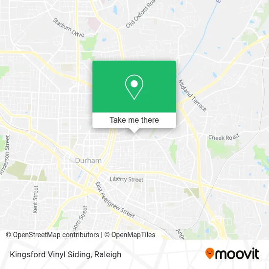 Kingsford Vinyl Siding map