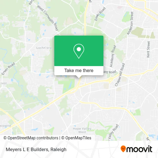 Meyers L E Builders map