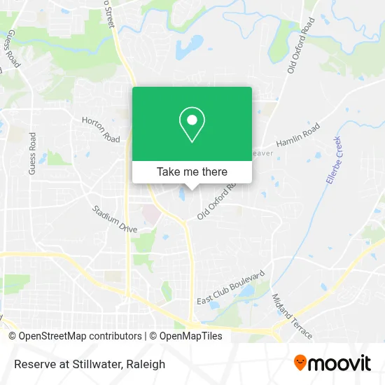 Reserve at Stillwater map