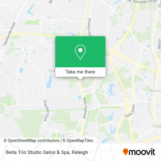 Bella Trio Studio Salon & Spa map