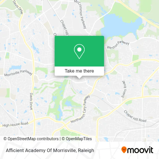 Afficient Academy Of Morrisville map