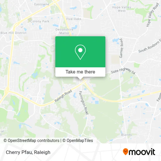 Cherry Pfau map