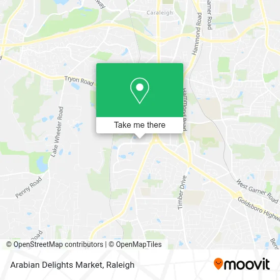 Arabian Delights Market map
