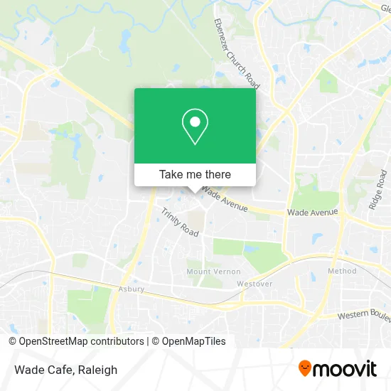 Wade Cafe map