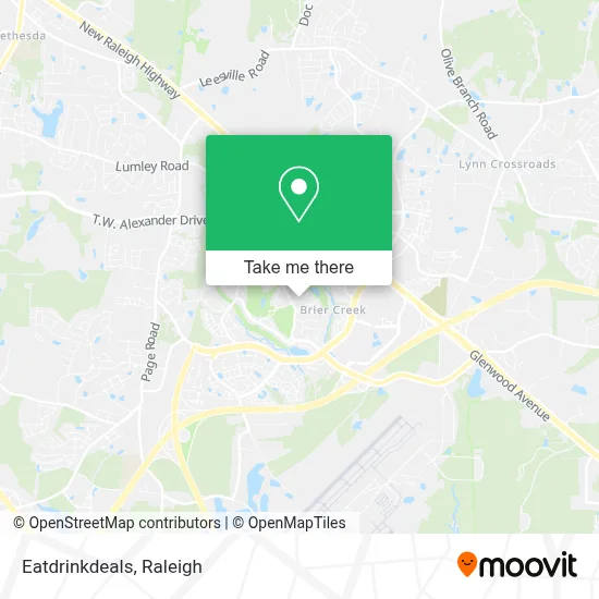 Eatdrinkdeals map