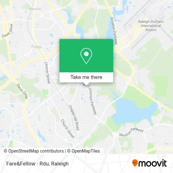 Fare&Fellow - Rdu map