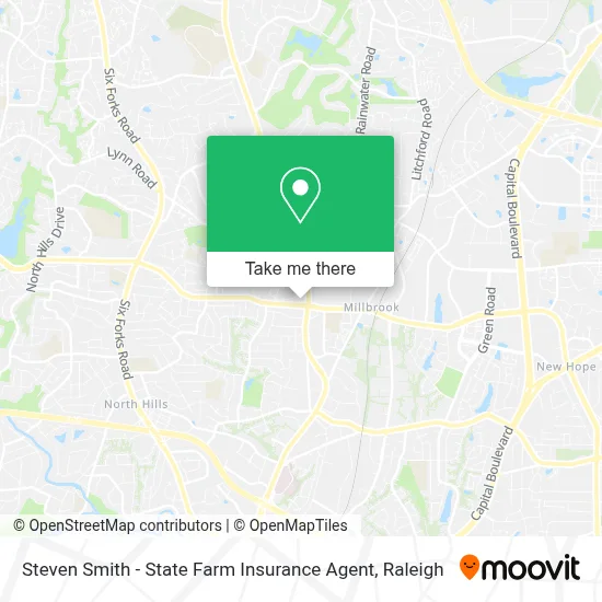Steven Smith - State Farm Insurance Agent map