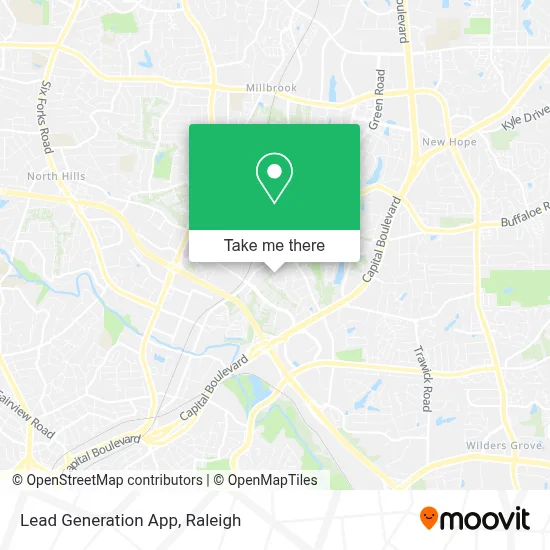 Lead Generation App map