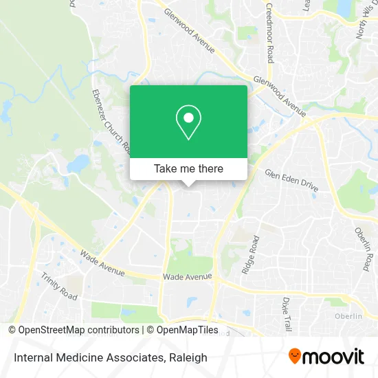 Internal Medicine Associates map