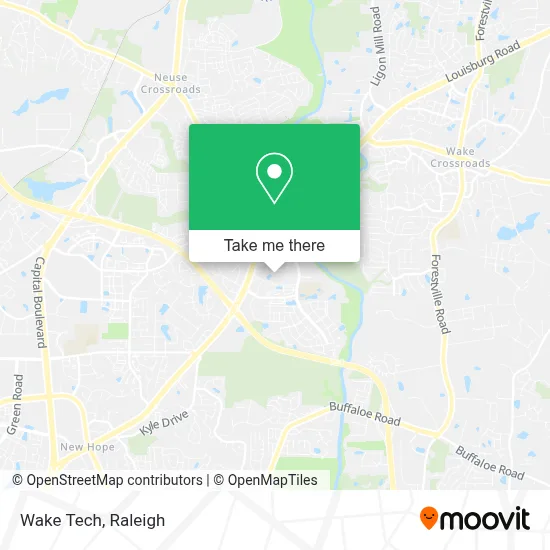 Wake Tech map