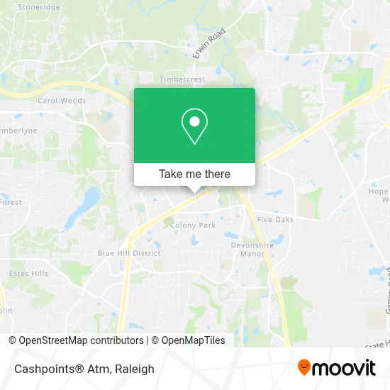 Cashpoints® Atm map