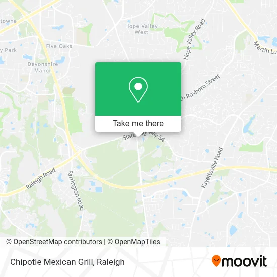 Chipotle Mexican Grill map