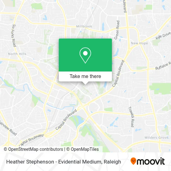 Heather Stephenson - Evidential Medium map
