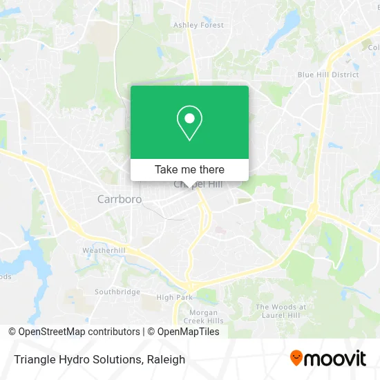 Triangle Hydro Solutions map